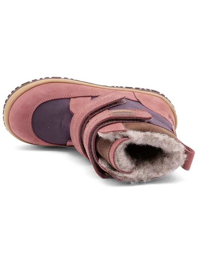 Leren boots paars