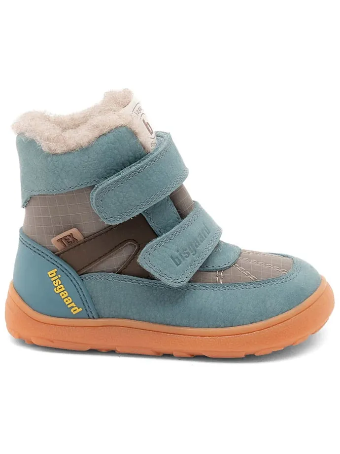 Leren boots petrol