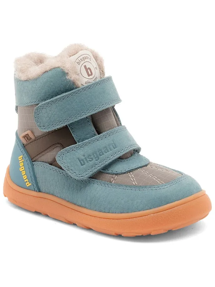 Leren boots petrol