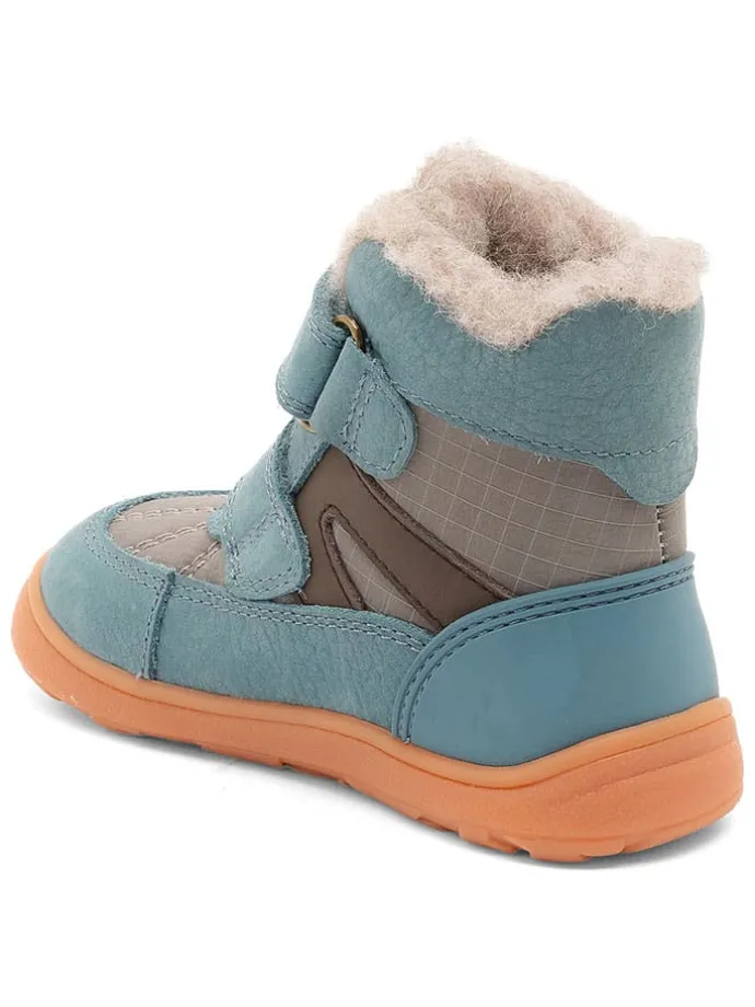 Leren boots petrol