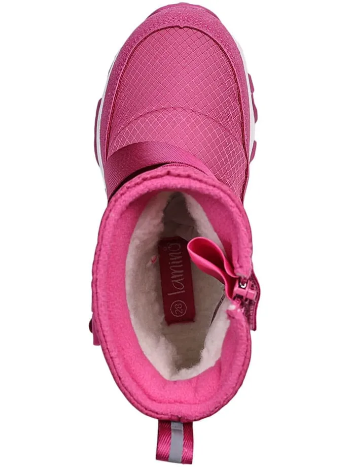 Leren boots roze