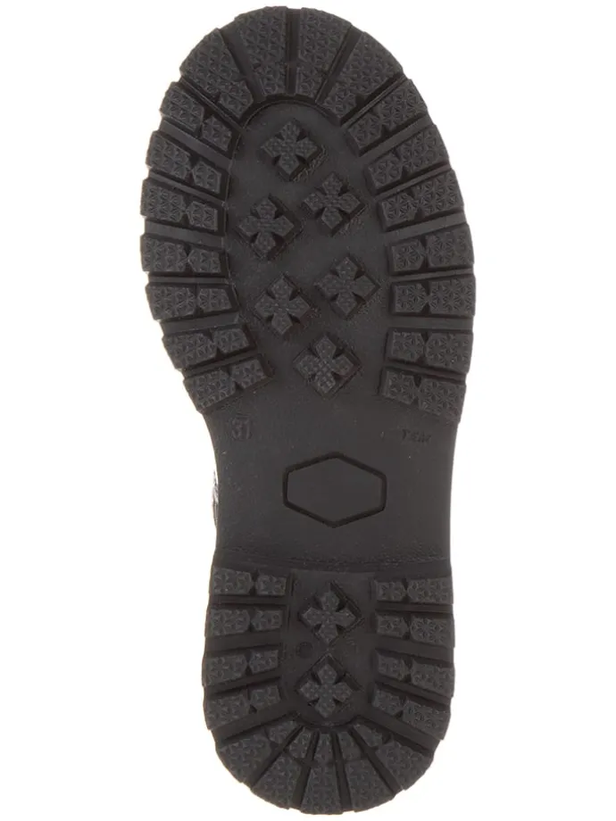 Leren boots zilverkleurig
