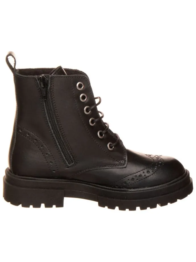 Leren boots zwart