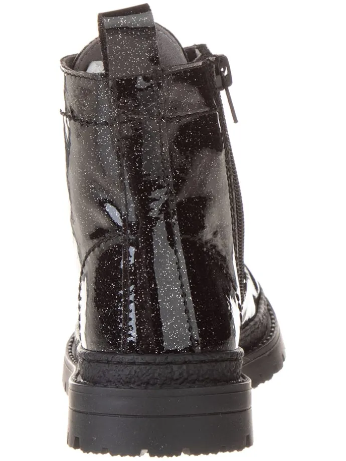 Leren boots zwart