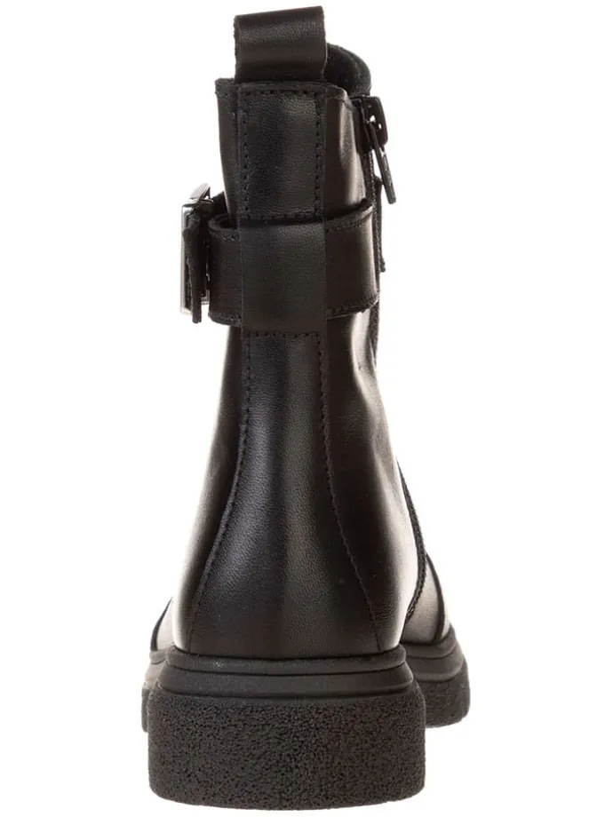 Leren boots zwart