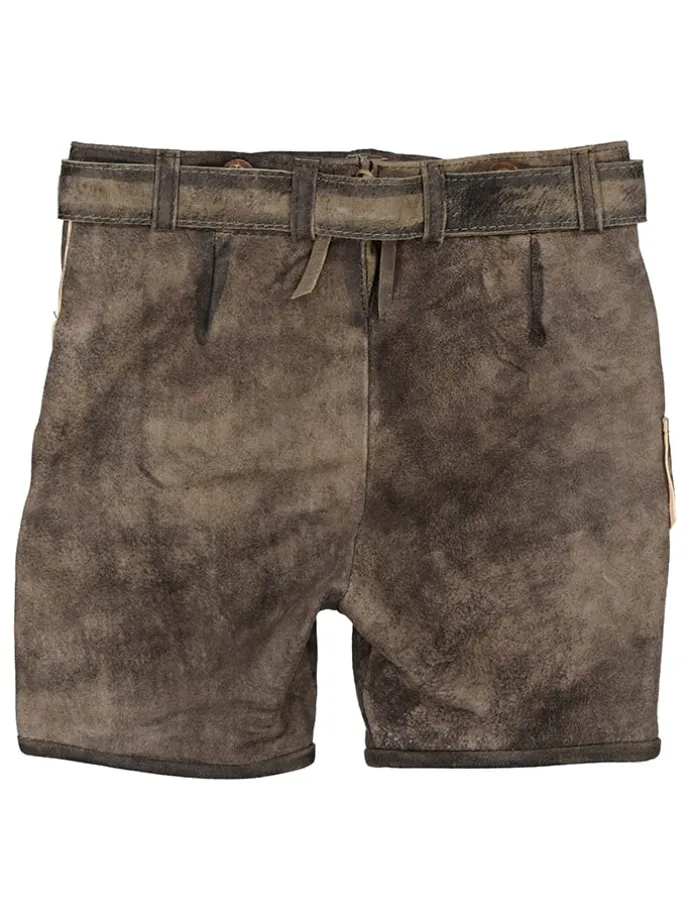 Leren broek bruin
