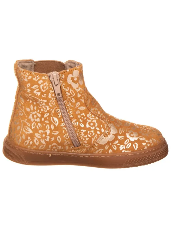 Leren chelseaboots lichtbruin