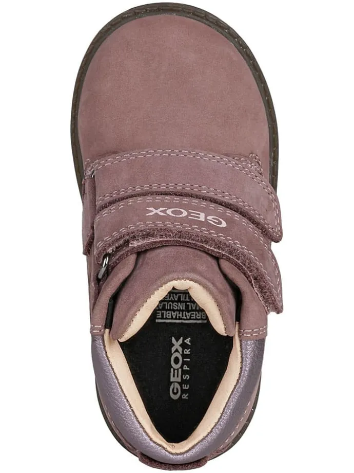Leren enkelboots "Hynde" lichtroze
