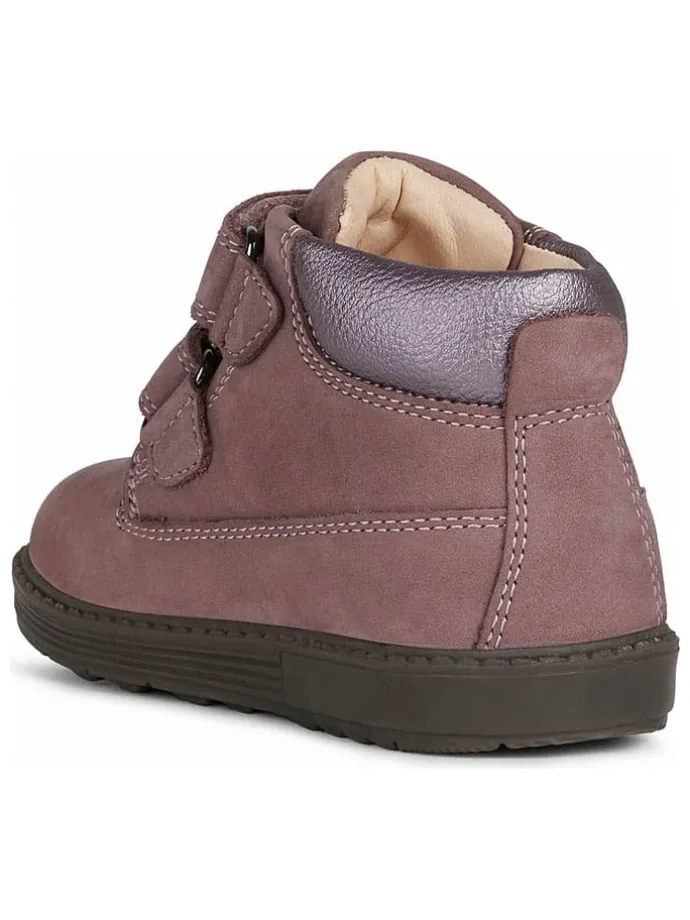 Leren enkelboots "Hynde" lichtroze
