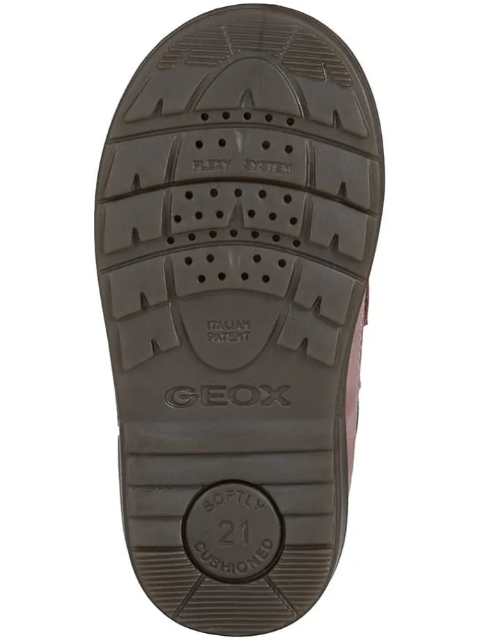 Leren enkelboots "Hynde" lichtroze