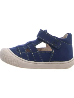 Leren enkelsandalen "Bede" donkerblauw