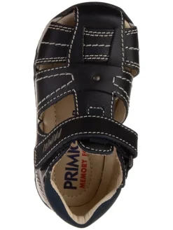 Leren enkelsandalen donkerblauw
