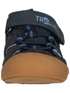 Leren enkelsandalen "Femund" donkerblauw