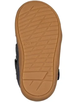 Leren enkelsandalen "Femund" donkerblauw
