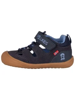 Leren enkelsandalen 