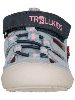 Leren enkelsandalen "Femund" grijs