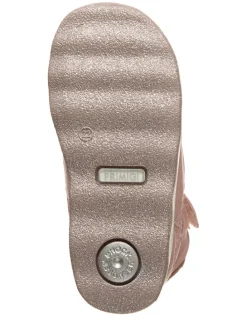 Leren enkelsandalen lichtroze
