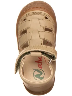 Leren enkelsandalen 