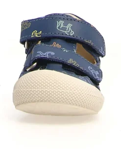 Leren enkelsandalen 