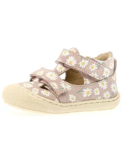 Leren enkelsandalen "Puffy" lichtroze