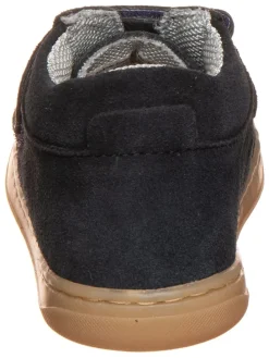 Leren enkelschoenen donkerblauw