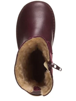 Leren laarzen bordeaux