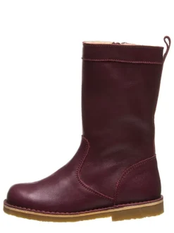Leren laarzen bordeaux