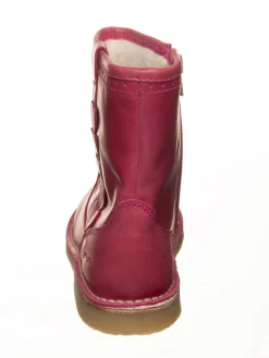 Leren laarzen roze