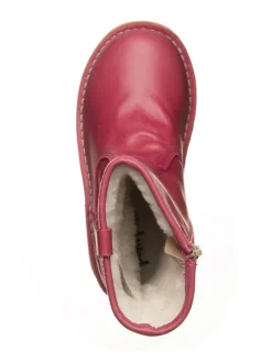 Leren laarzen roze