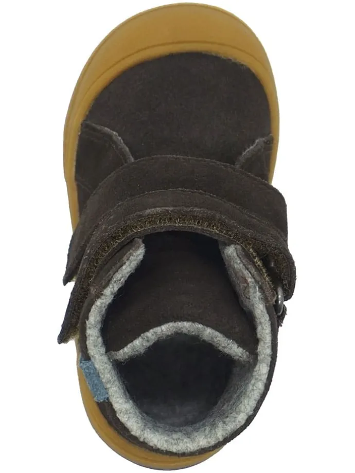 Leren loopleerschoenen bruin
