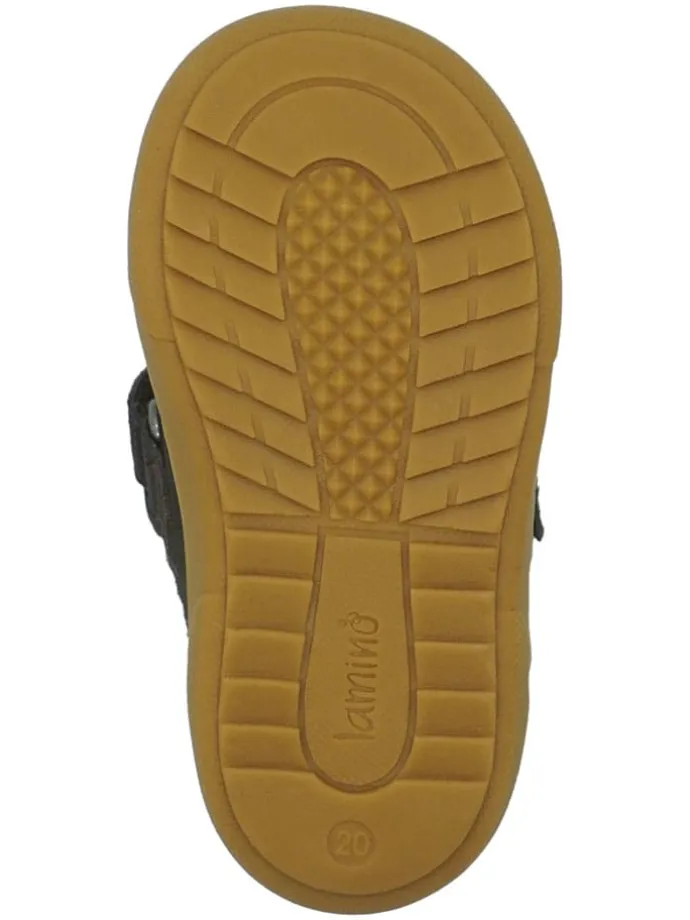 Leren loopleerschoenen bruin