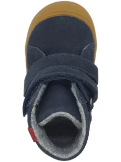 Leren loopleerschoenen donkerblauw