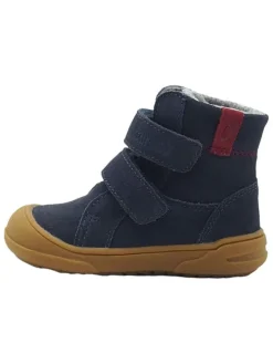 Leren loopleerschoenen donkerblauw