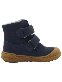 Leren loopleerschoenen donkerblauw