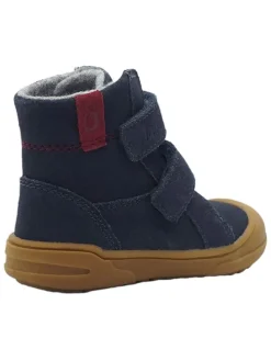 Leren loopleerschoenen donkerblauw