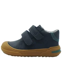 Leren loopleerschoenen donkerblauw