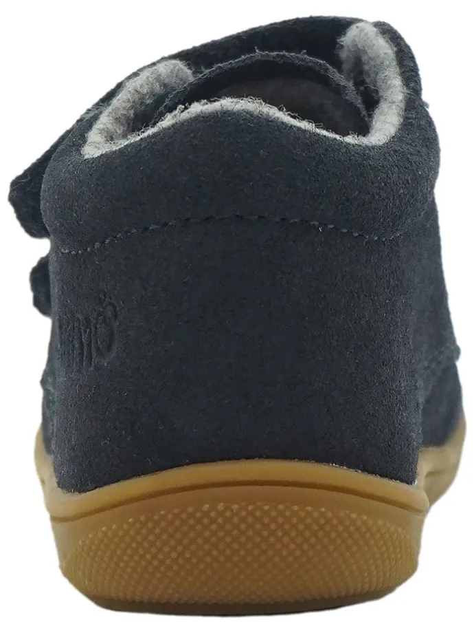 Leren loopleerschoenen donkerblauw