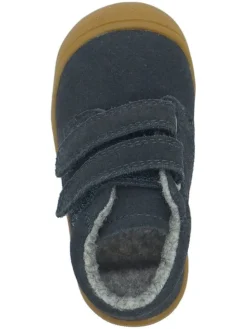 Leren loopleerschoenen donkerblauw