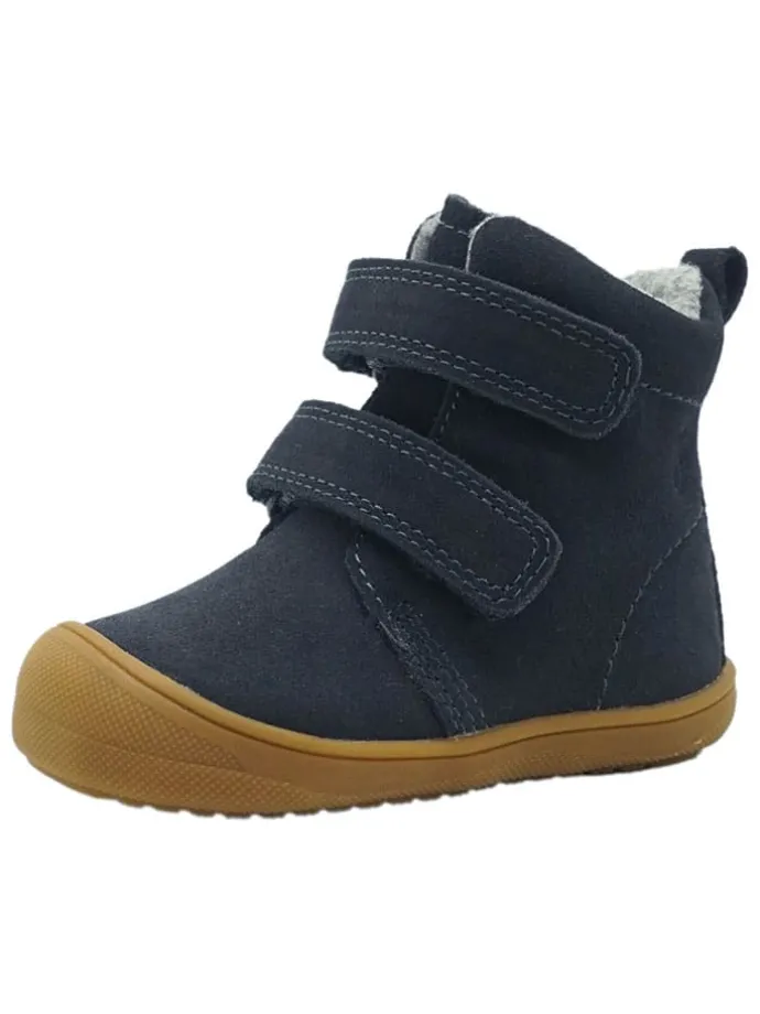 Leren loopleerschoenen donkerblauw