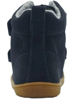 Leren loopleerschoenen donkerblauw