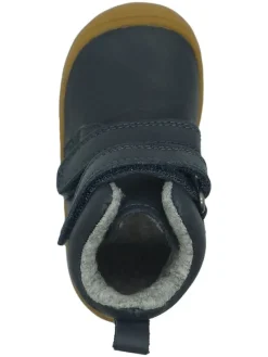 Leren loopleerschoenen donkerblauw
