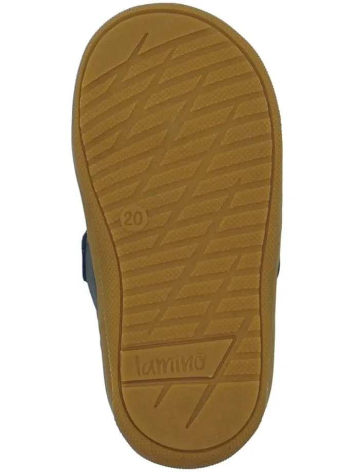 Leren loopleerschoenen donkerblauw
