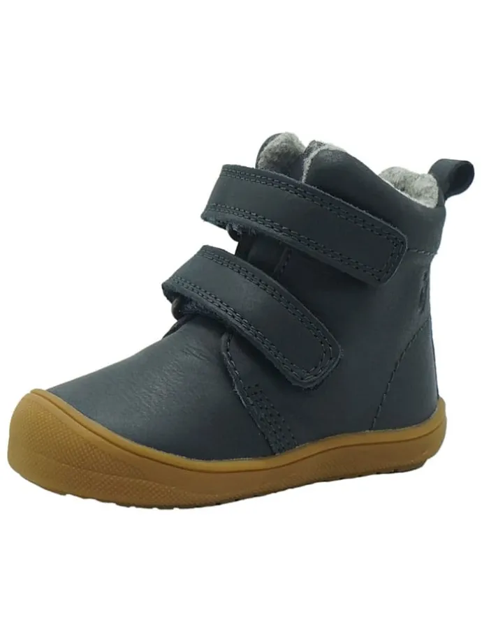Leren loopleerschoenen donkerblauw