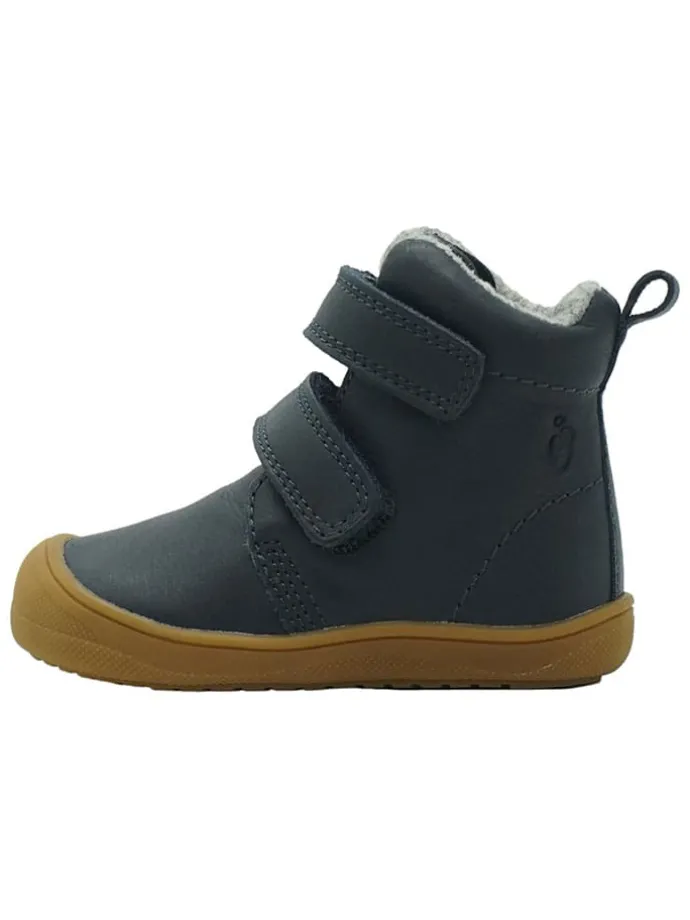 Leren loopleerschoenen donkerblauw
