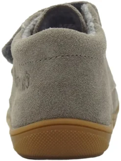 Leren loopleerschoenen grijs