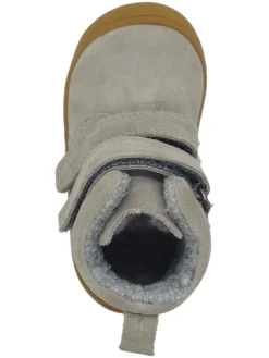 Leren loopleerschoenen grijs