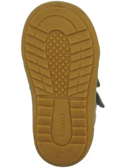 Leren loopleerschoenen grijs