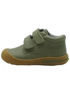 Leren loopleerschoenen groen