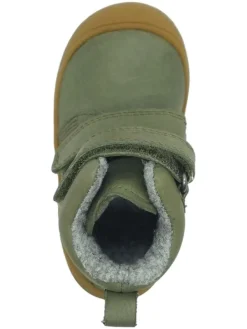 Leren loopleerschoenen groen