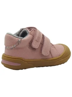 Leren loopleerschoenen lichtroze